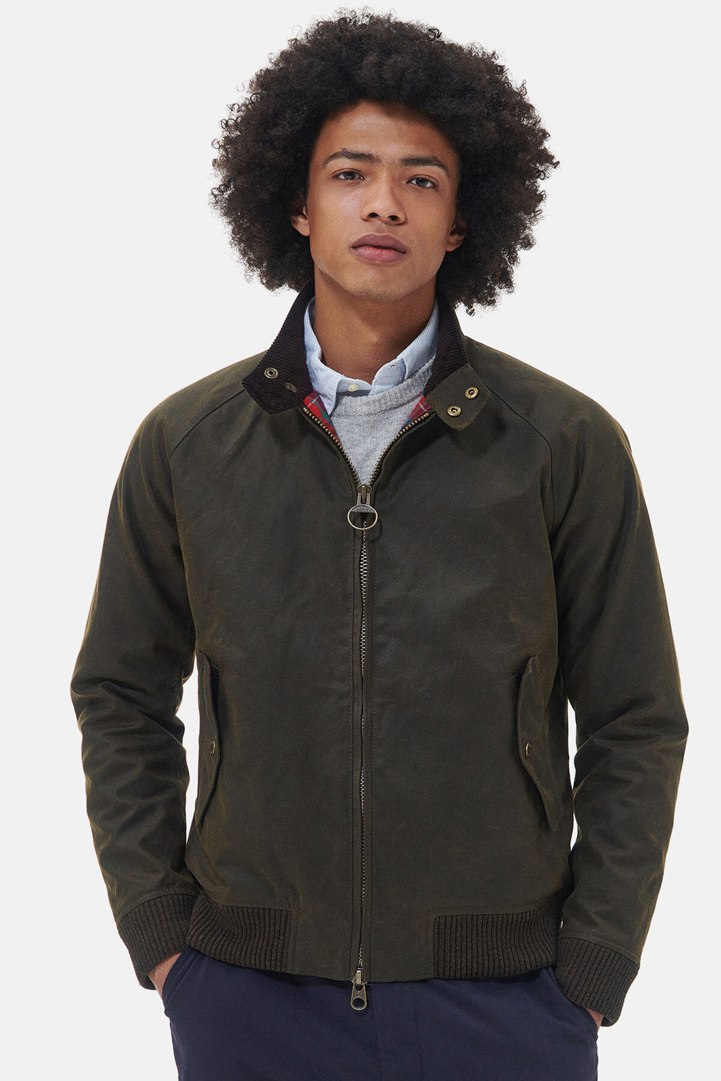 Barbour x Baracuta Porton Wax Olive | Baracuta