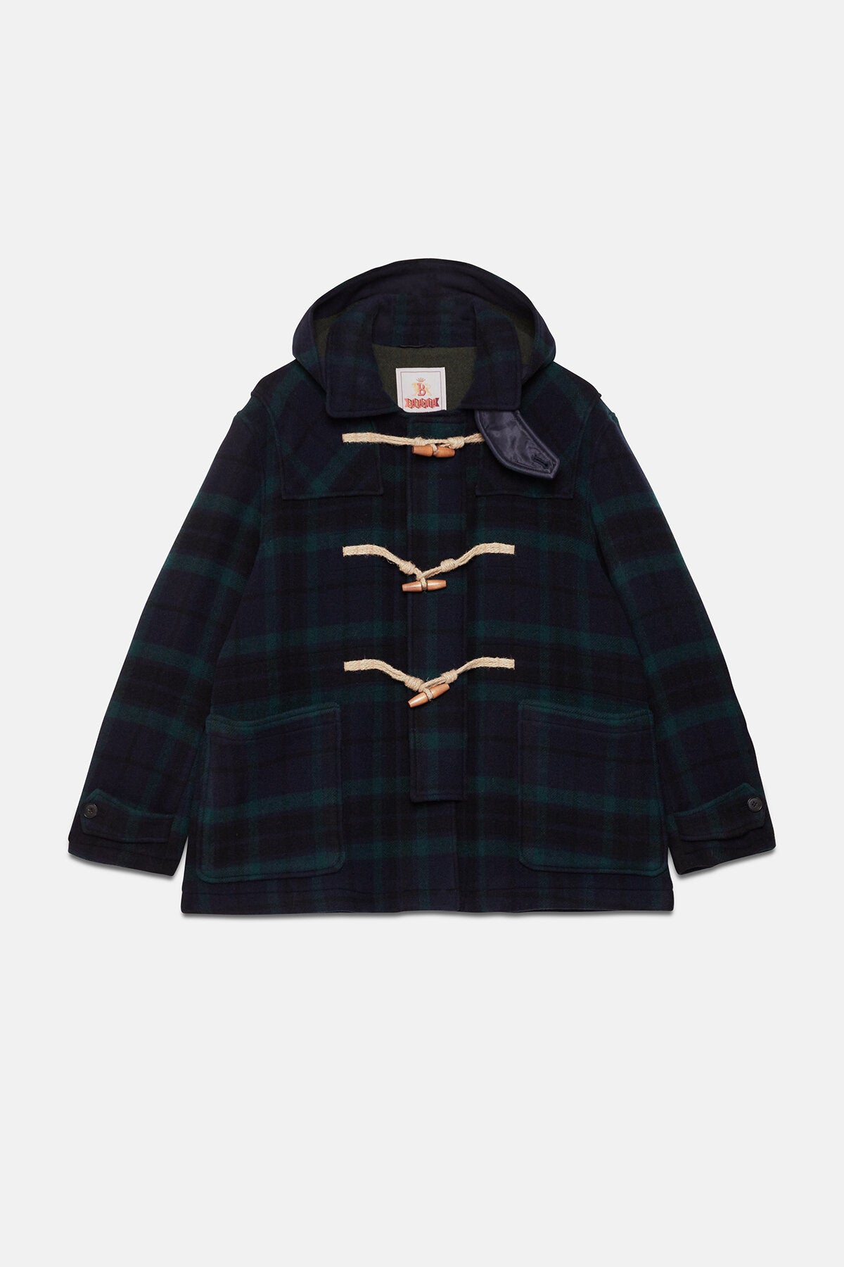 未使用 BARACUTA バラクータ DOUBLE WOOL DUFFLE Double Wool Short Duffle Loden Green | Baracuta