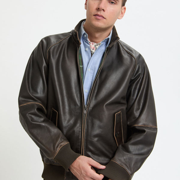 BARACUTA G9 ジャケット Faded Black 42 G9 LEATHER Faded Black | Baracuta