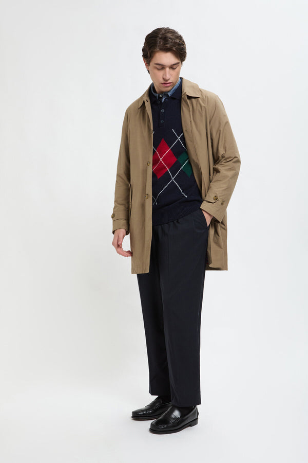 Trench-coat G10 Detachable avec rabat coupe-vent