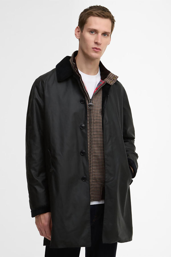 Barbour x Baracuta Tyne Waxed Car Coat