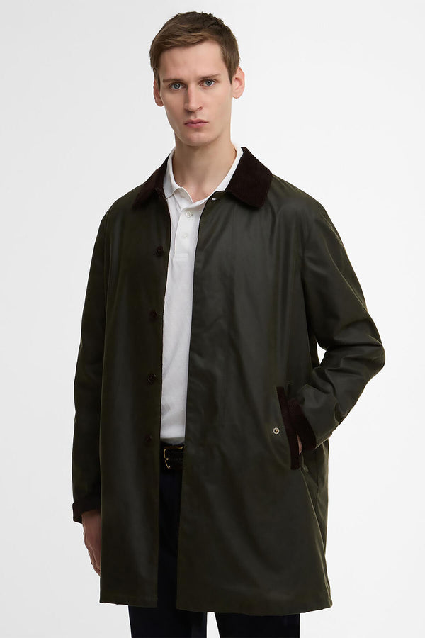 Barbour x Baracuta Tyne Waxed Car Coat