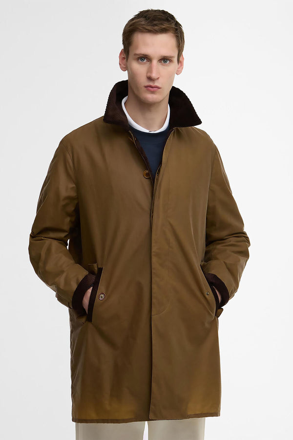 Barbour x Baracuta Tyne Waxed Car Coat