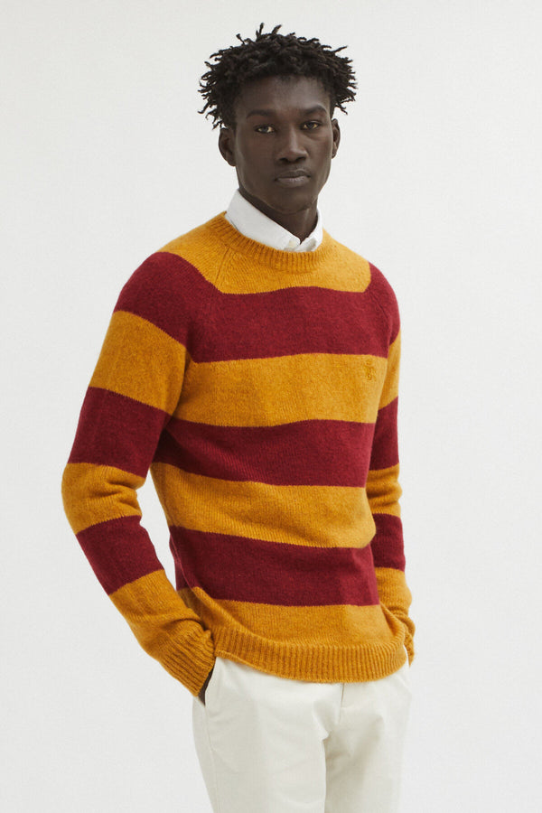 Shetland Stripes Crew Neck